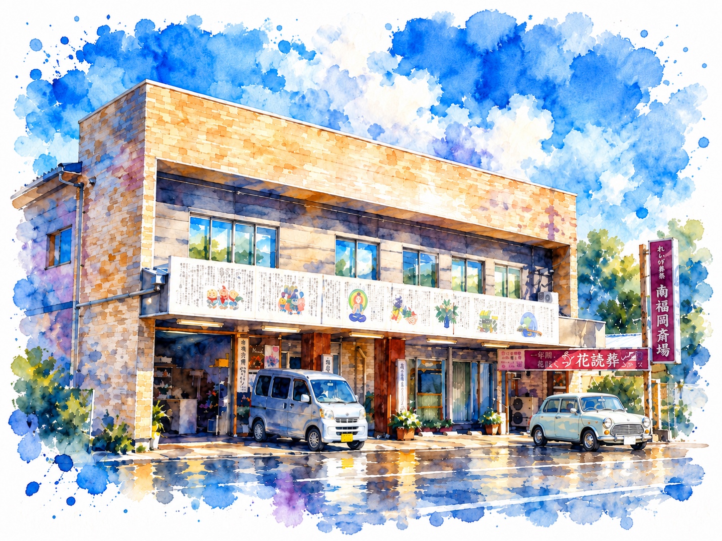 花キューピット加盟店の花屋 花の南福花園の店舗